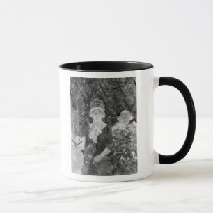 Young Woman in a Garden, 1883 Mug