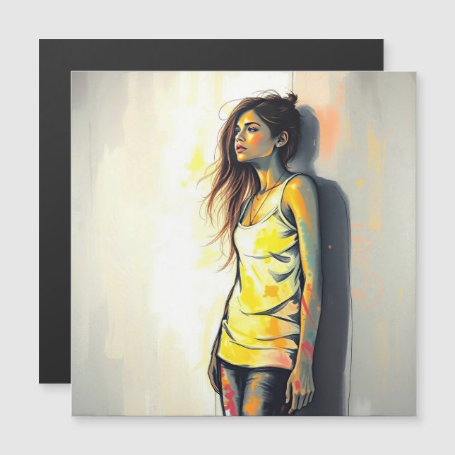 Young Woman, Inner Light (Front/Back)