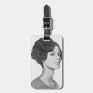 Young Woman Luggage Tag