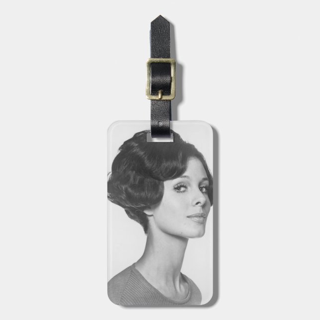 Young Woman Luggage Tag (Front Vertical)