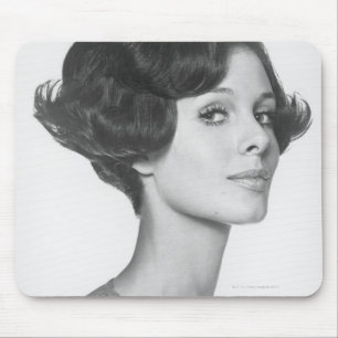Young Woman Mouse Pad