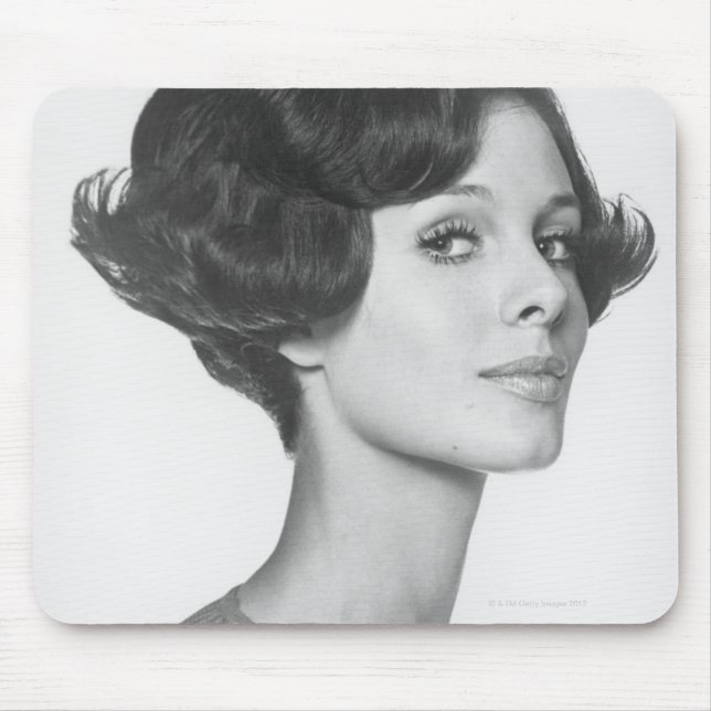 Young Woman Mouse Pad (Front)