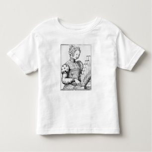 Young Woman Playing a Portative Organ Toddler T-Shirt