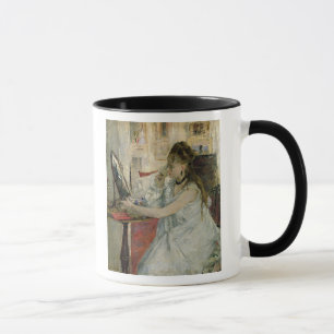 Young Woman Powdering her Face, 1877 Mug