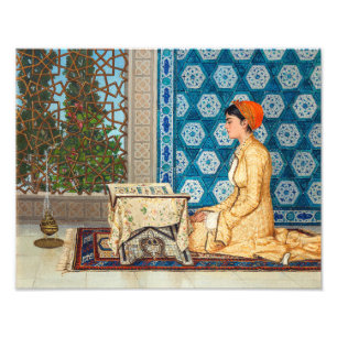 Young Woman Reading   Osman Hamdi Bey   Photo Print