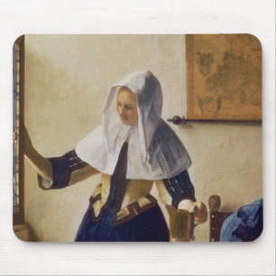 Young Woman with a Water Jug, c.1662 Mouse Pad