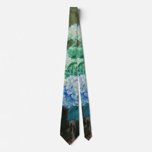 Young Woman with Hydrangeas 1900 Tie