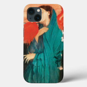 Young Woman with Ibis Fine Art by Edgar Degas iPhone 13 Case