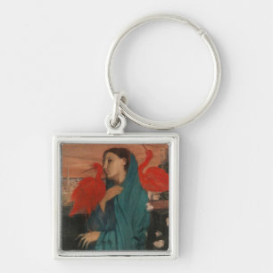 Young Woman with Ibis Key Ring