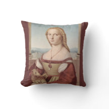 Young Woman with Unicorn Pillow