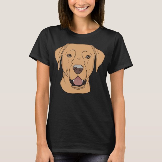 Young Yellow Lab T-Shirt (Front)