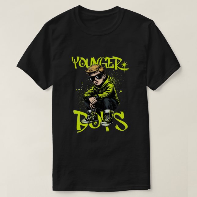 Younger Boys  T-Shirt (Design Front)