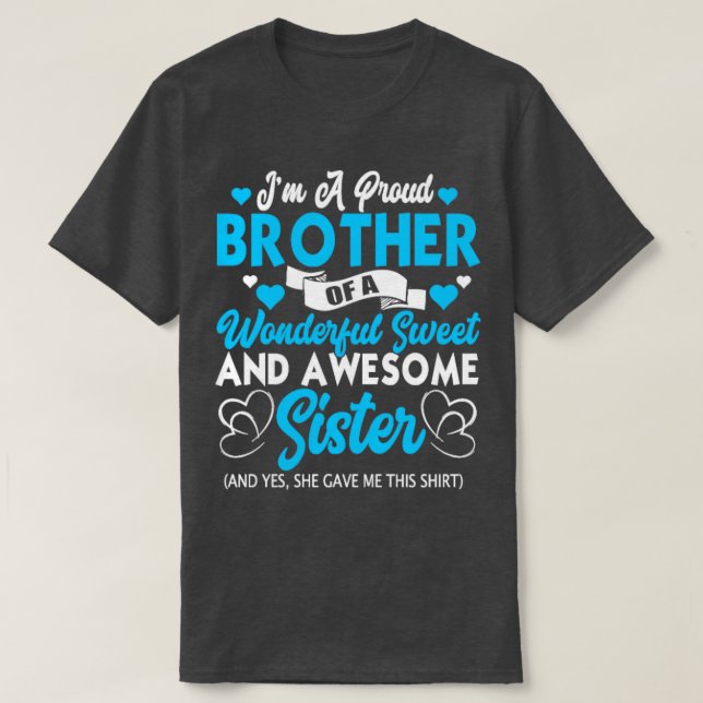 Younger Brother From Sister  T-Shirt (Design Front)