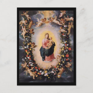 Younger Madonna With Child Balen Brueghel Postcard