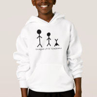 Youngest child syndrome funny hoodie