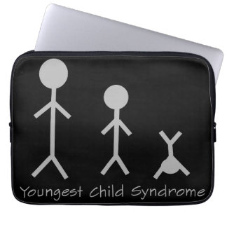Youngest child syndrome laptop sleeve