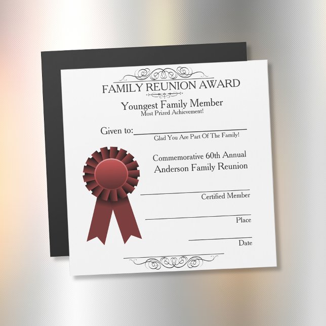 Youngest Member Elegant Family Reunion Awards (Creator Uploaded)