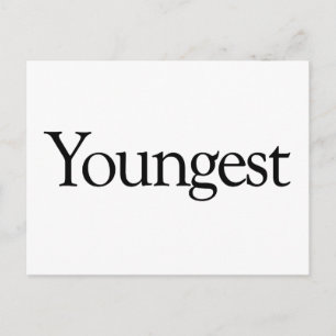 Youngest Postcard