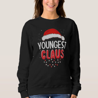 Youngest Santa Claus Christmas Matching Costume Pr Sweatshirt