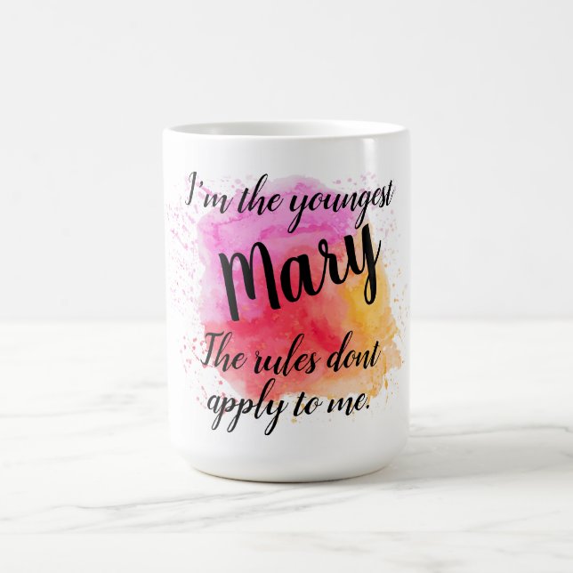 Youngest Sibling Quote Coffee Mug (Center)