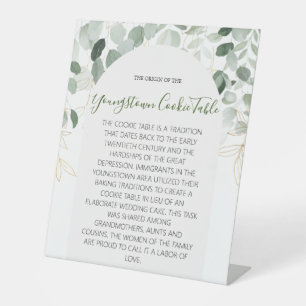 YOUNGSTOWN COOKIE TABLE SIGN WEDDING