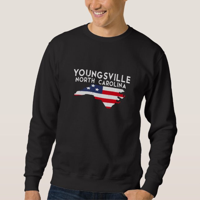 Youngsville North Carolina USA State America Trave Sweatshirt (Front)
