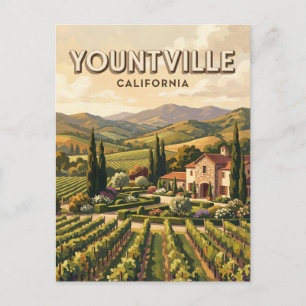 Yountville California Postcard