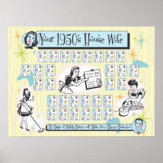 Your 1950s House Wife Poster