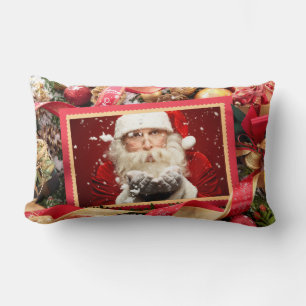 YOUR 2 PHOTOS custom Christmas throw pillows