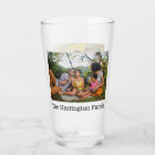 YOUR 2 photos & name custom pint glass