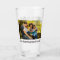YOUR 2 photos & name custom pint glass