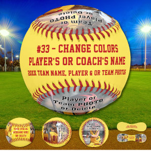 Your 2 PHOTOS, Softball Senior Night Gift Ideas