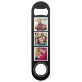 YOUR 6 Photos custom bottle opener (Back)