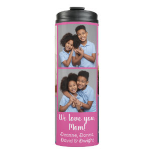 Your 6 Photos & Text Thermal Tumbler