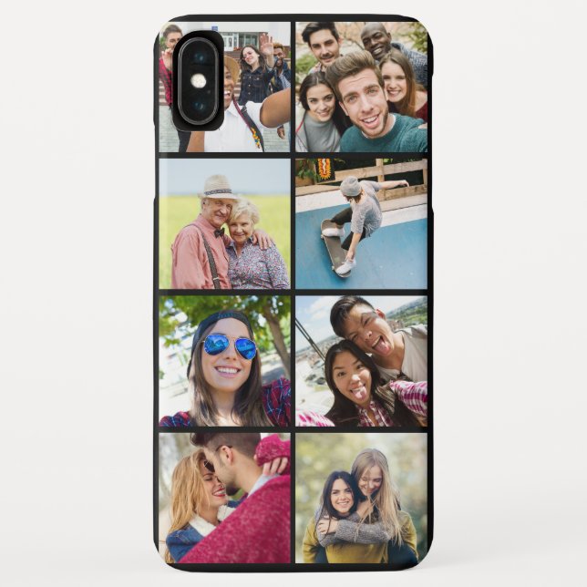 YOUR 8 Photos custom phone cases (Back)