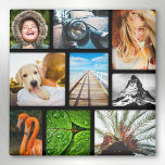 Your 9 Photo Magnet Collage Framed Black<br><div class="desc">Personalized 9 Photo Collage with Black Frame Magnet. Perfect for the Fridge or Office White Board.</div>