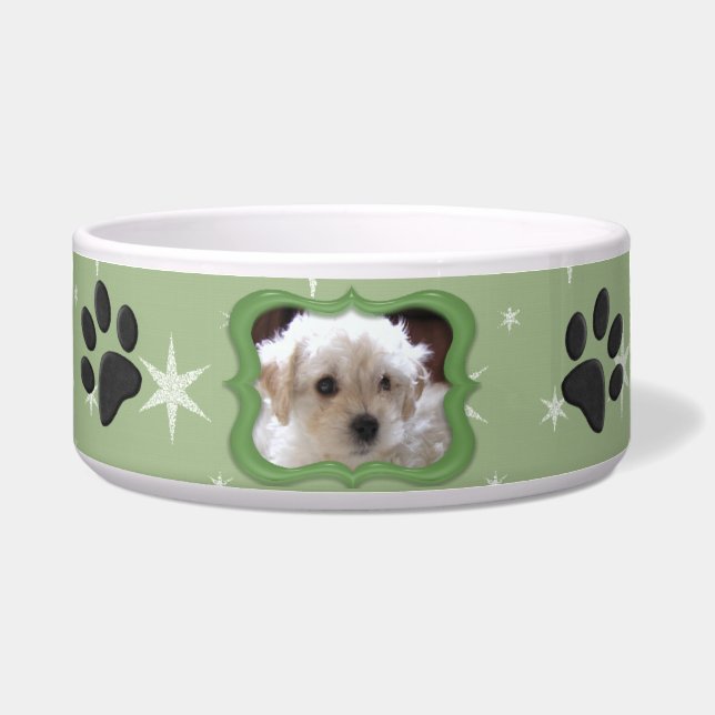 Your A Star Dog Dish - Customise Photo (Front)