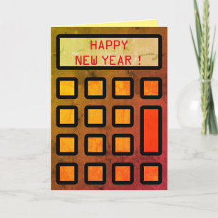 "Your accountant wishes you to Happy New Year" Card