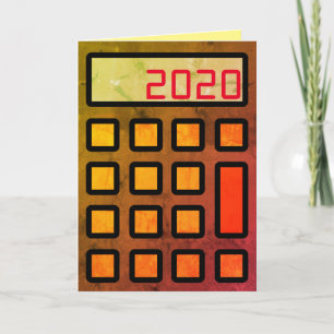 "Your accountant wishes you to Happy New Year" Card