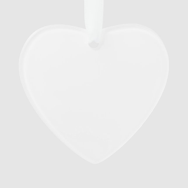 Your Acrylic Heart Ornament (Front)