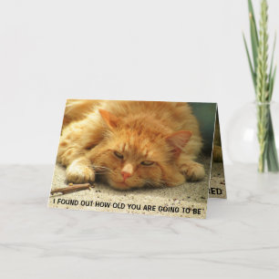 Your Age Made Me Laugh Myself To Sleep Card