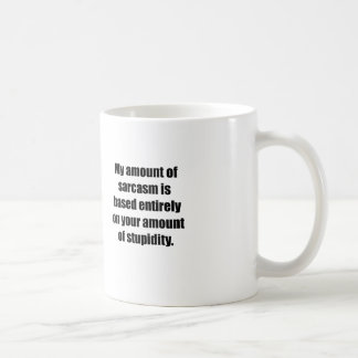 Your Amount Of Stupidity Coffee Mug