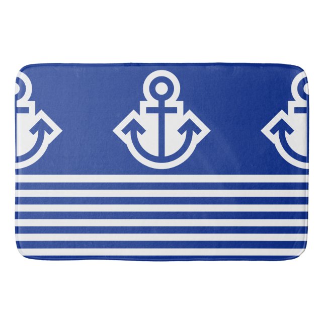 Your Anchor Colour, background & ideas Bath Mat (Front)