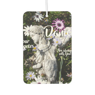 Your Angels Are Always with You Floral Angel Car Air Freshener