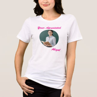Your Appreciated Women’s Photo Name Tri-Blend Shirt