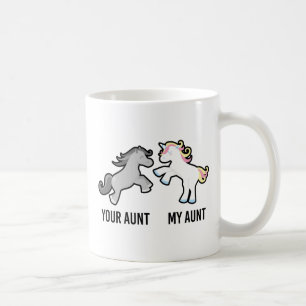 Your Aunt My Aunt Unicorn Coffee Mug
