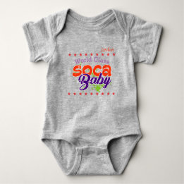 (Your Baby Name) World Class Soca Baby Baby Bodysuit