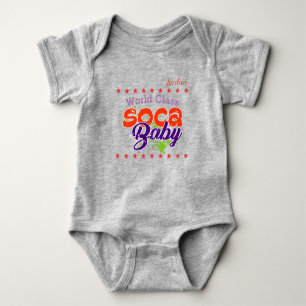 (Your Baby Name) World Class Soca Baby Bodysuit