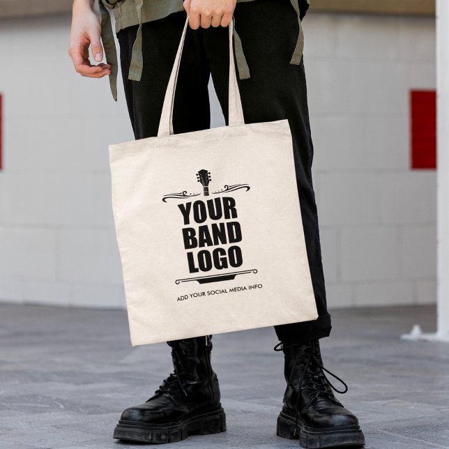 Your Band Logo Tote Bag (Customize to add Your Band info.)