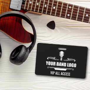 Your Band Logo VIP Wide ID Badge